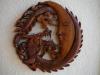 Wandbild Drache frisst Mond 
