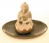 Buddha mit Lotus, Specksteinhalter 