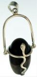 Shiva-Lingam mit Schlange 
