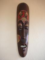 Maske in braun 